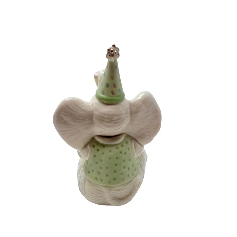 Lenox Celebrate With Cake Elephant Figurine, Birthday Party Theme Bday Gift Idea